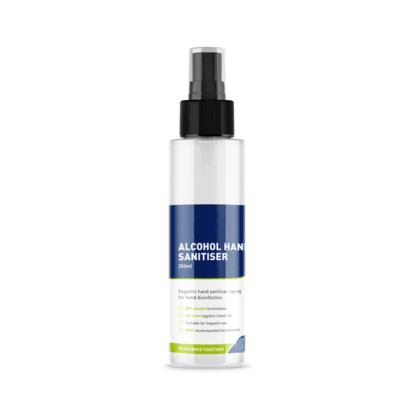 Alcohol Hand Sanitiser, 250ml
