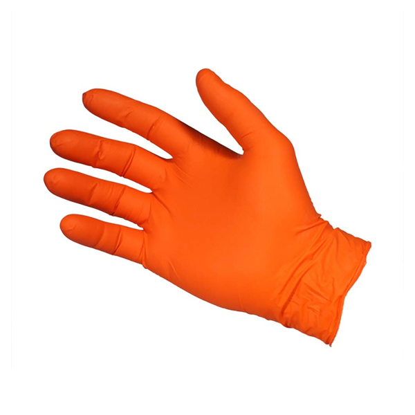 Gloves, Nitrile, Orange