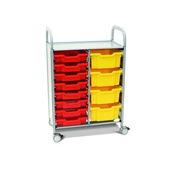 Double Trolley with Shallow and Deep Trays
